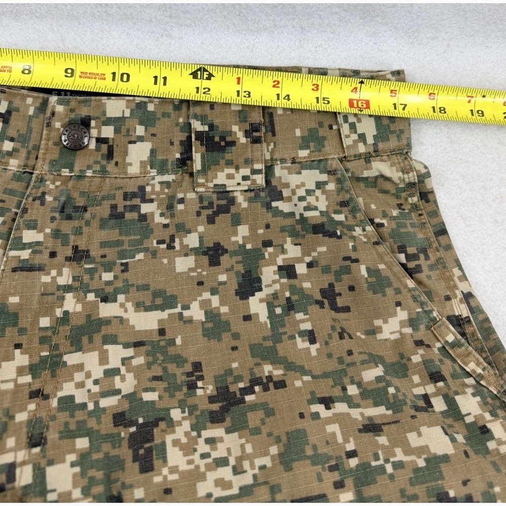 511 Tactical Pants Men Large Woodland Digital Camo Cargo 74003 Ripstop Knee Pads - Picture 6 of 10